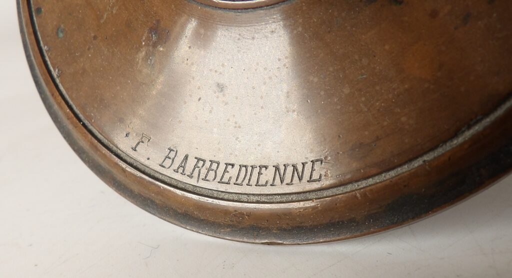signature bronze Ferdinand Barbedienne